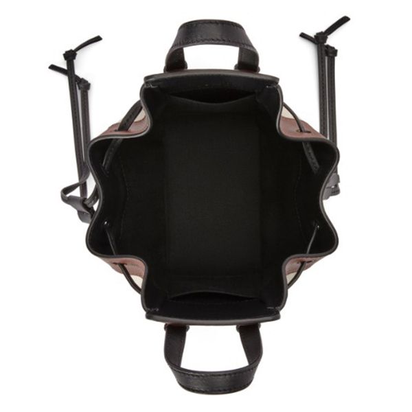 完売必至!ロエベ×ジブリ ススワタリ ハンモック 偽物 ドローストリングバッグ ミニ (クラシックカーフ&テキスタイル)A538V07X14